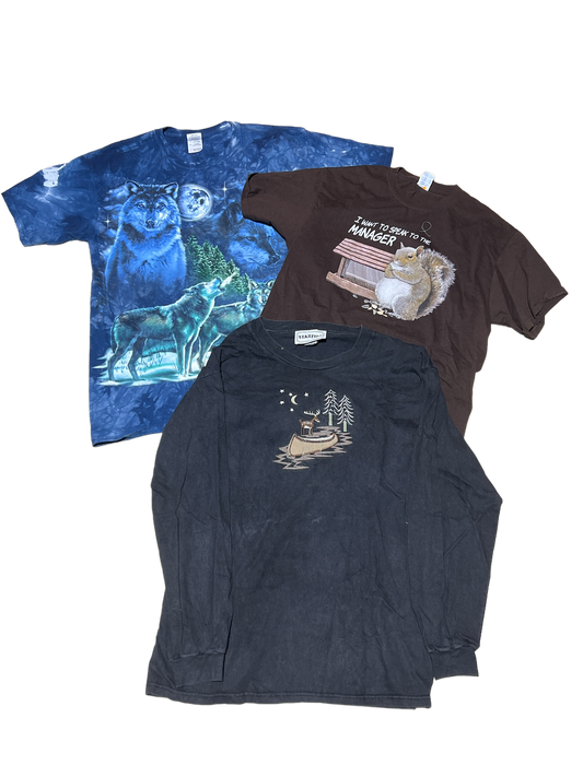 Animal Tshirt 3 Pack