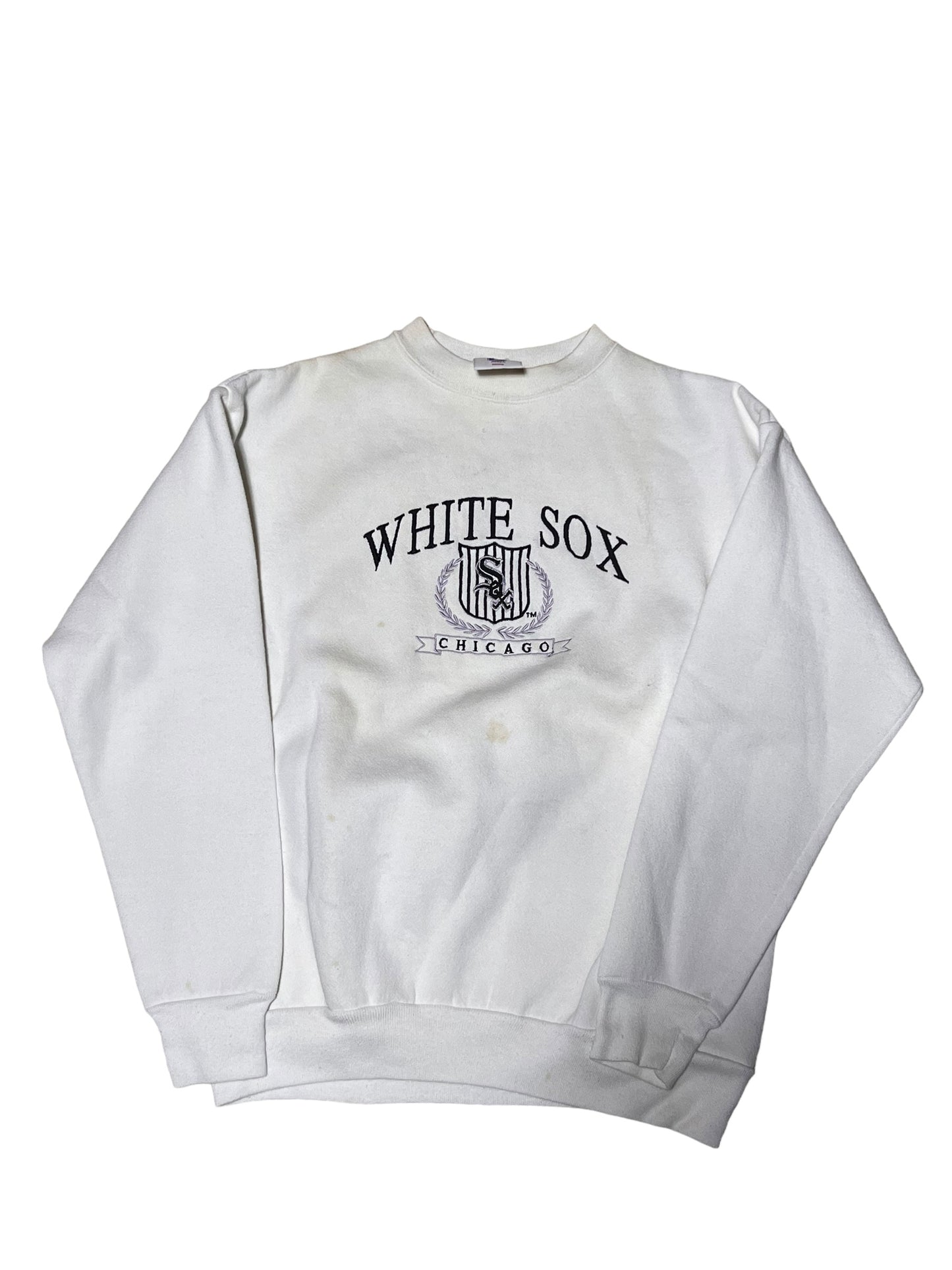 90’s Logo 7 White Sox Crewneck