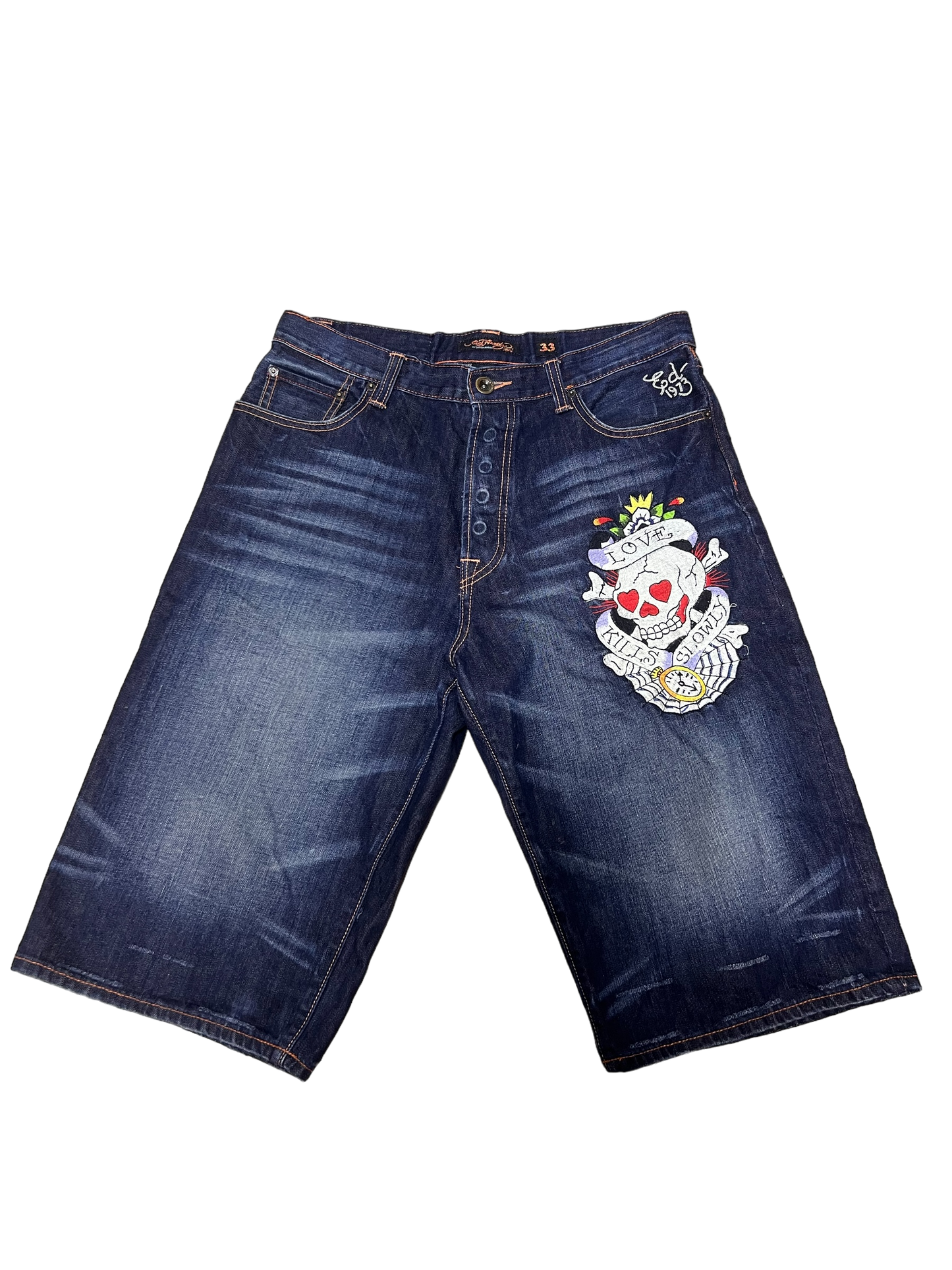 Ed Hardy Jean Shorts