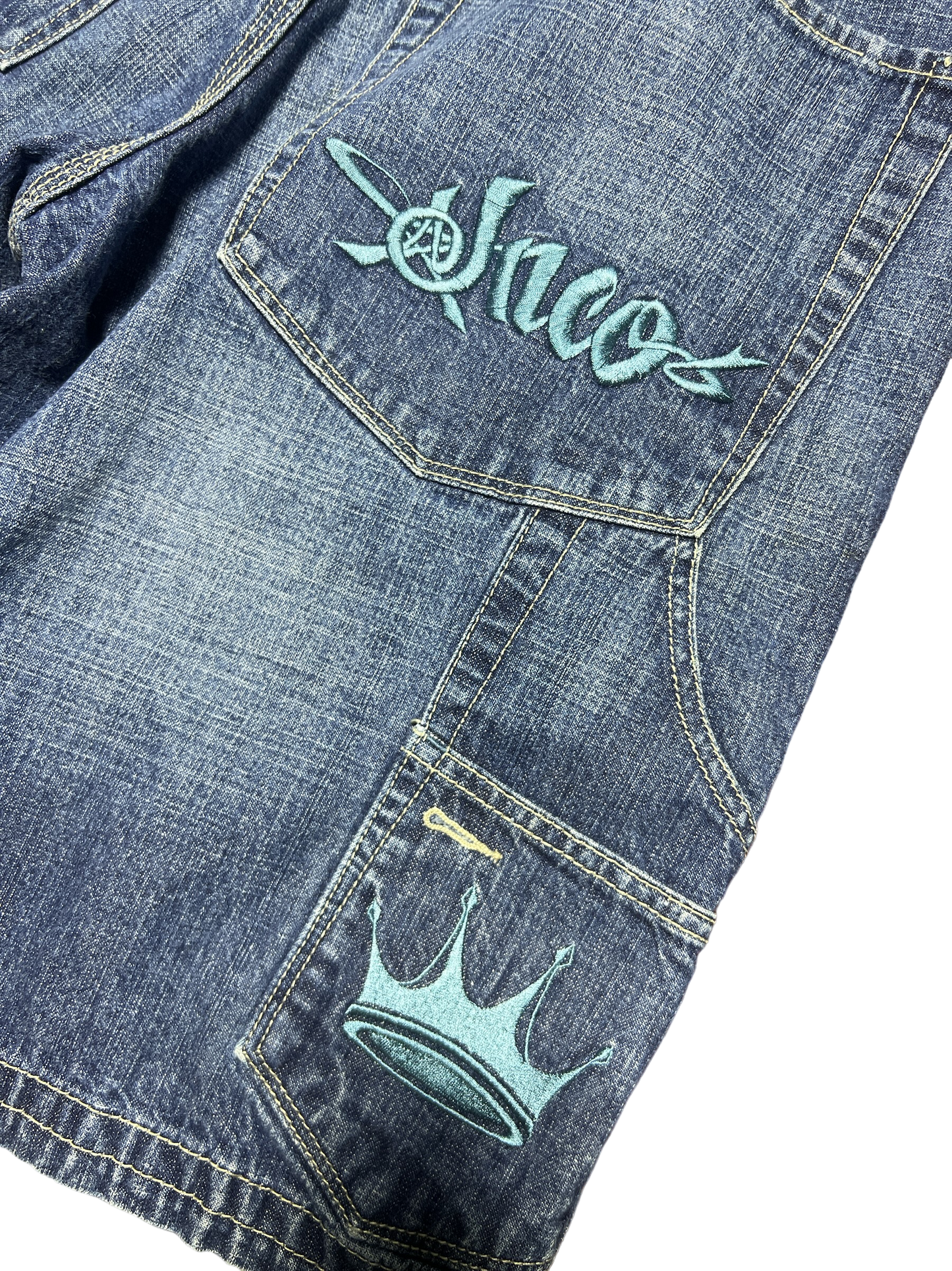 JNCO Crown Jean Shorts