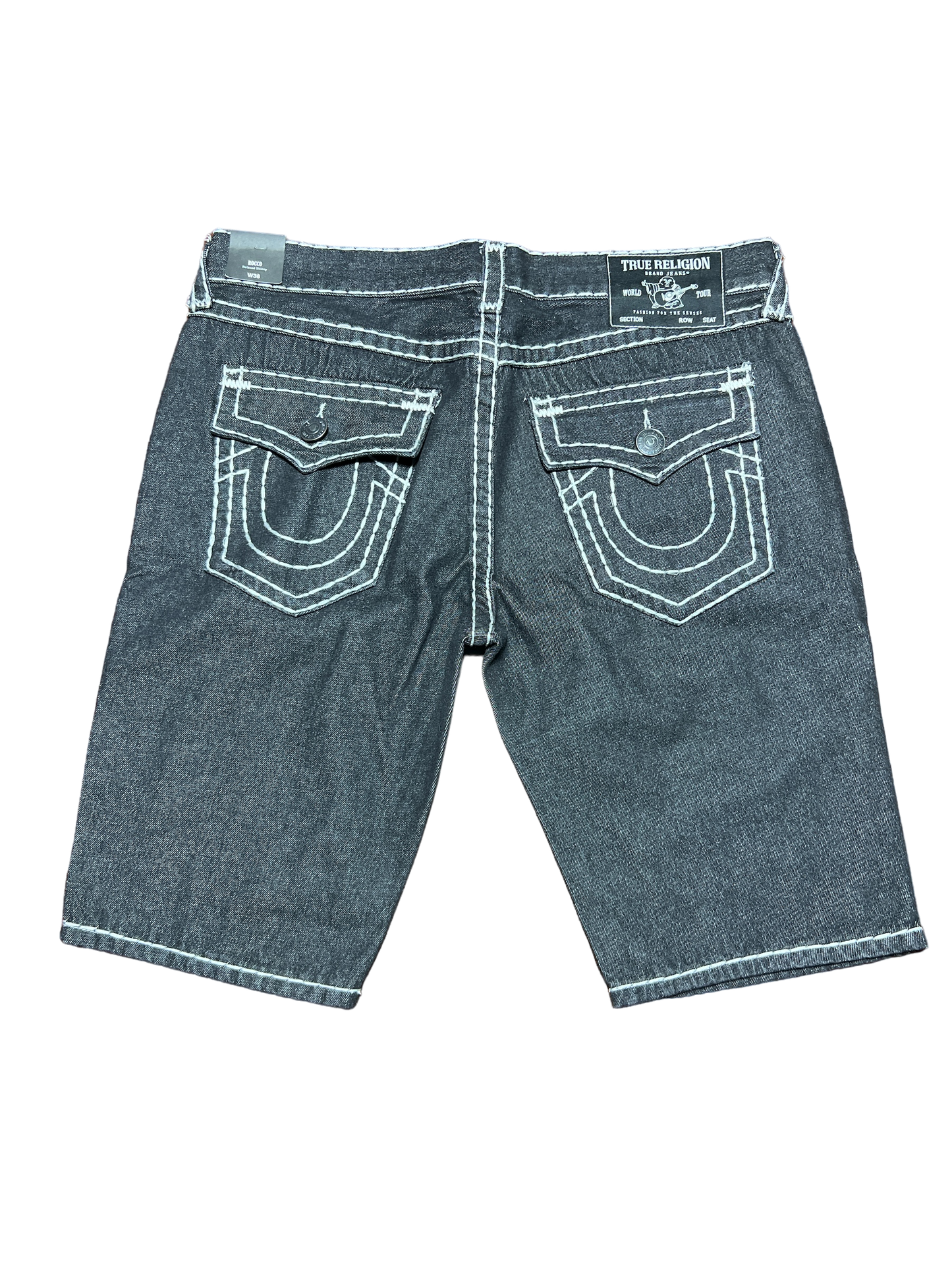 True Religion Black Shorts