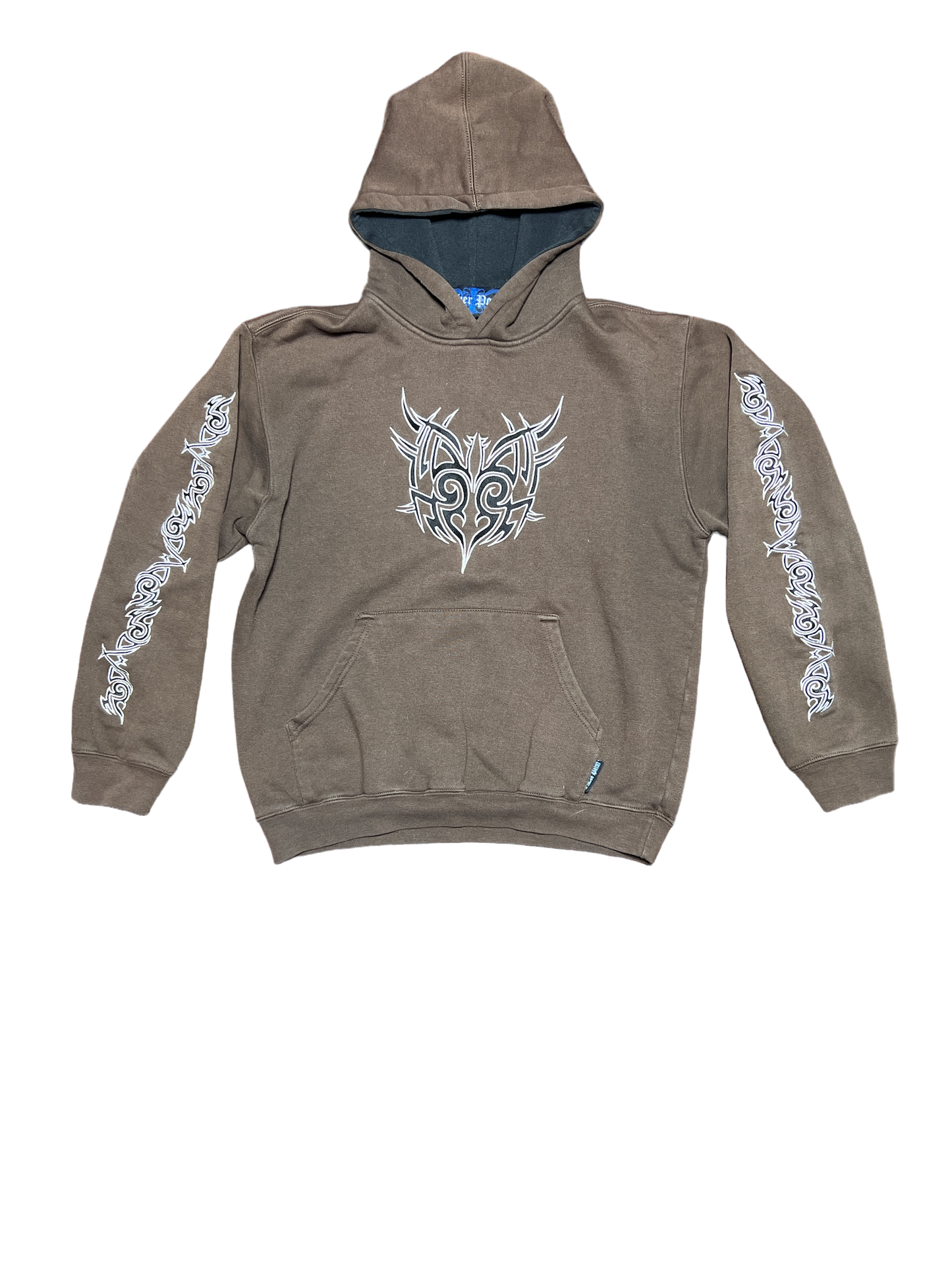 Tribal-like Silver Point Hoodie