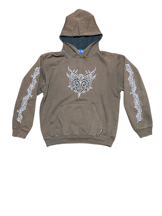 Tribal-like Silver Point Hoodie